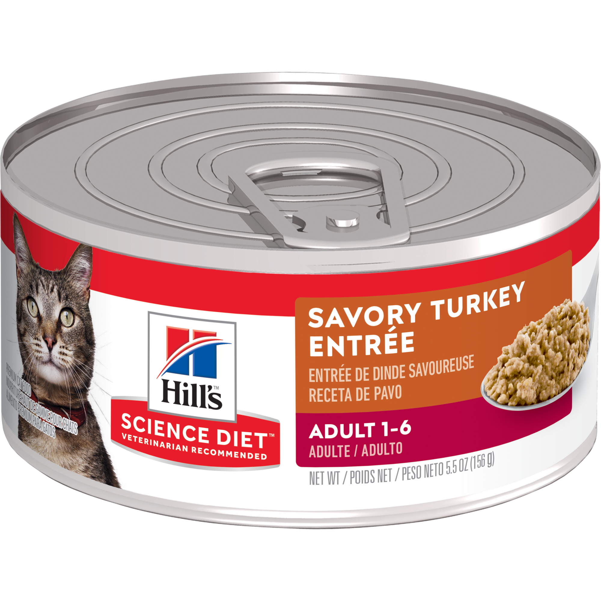 Adult Savory Turkey Entrée Cat Food Packshot