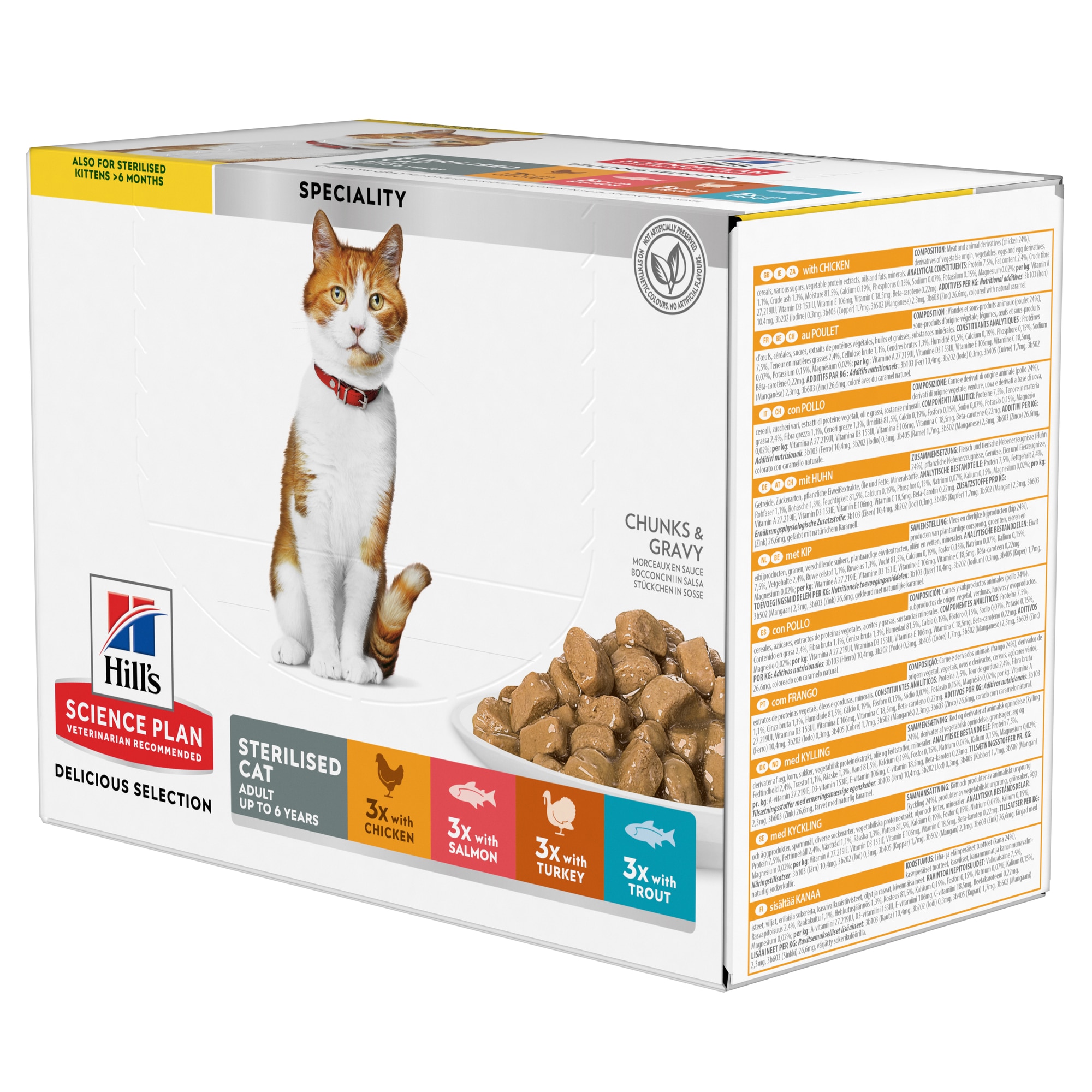 Sterilised Cat Adult Cat Food Packshot