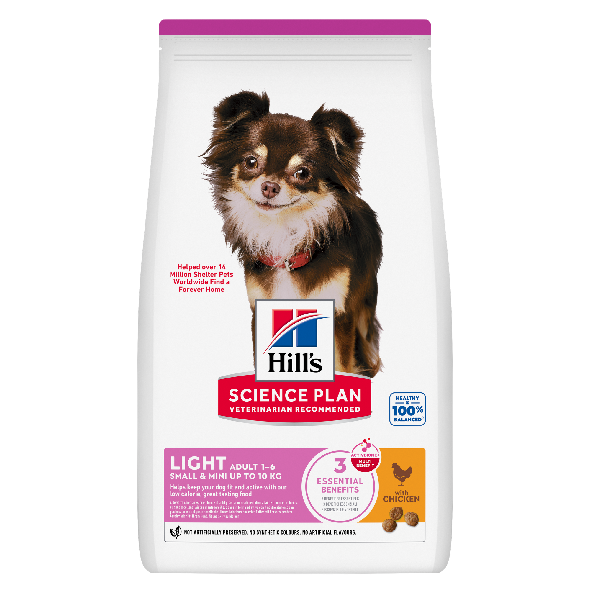 Light Small & Mini Adult Dog Food Packshot