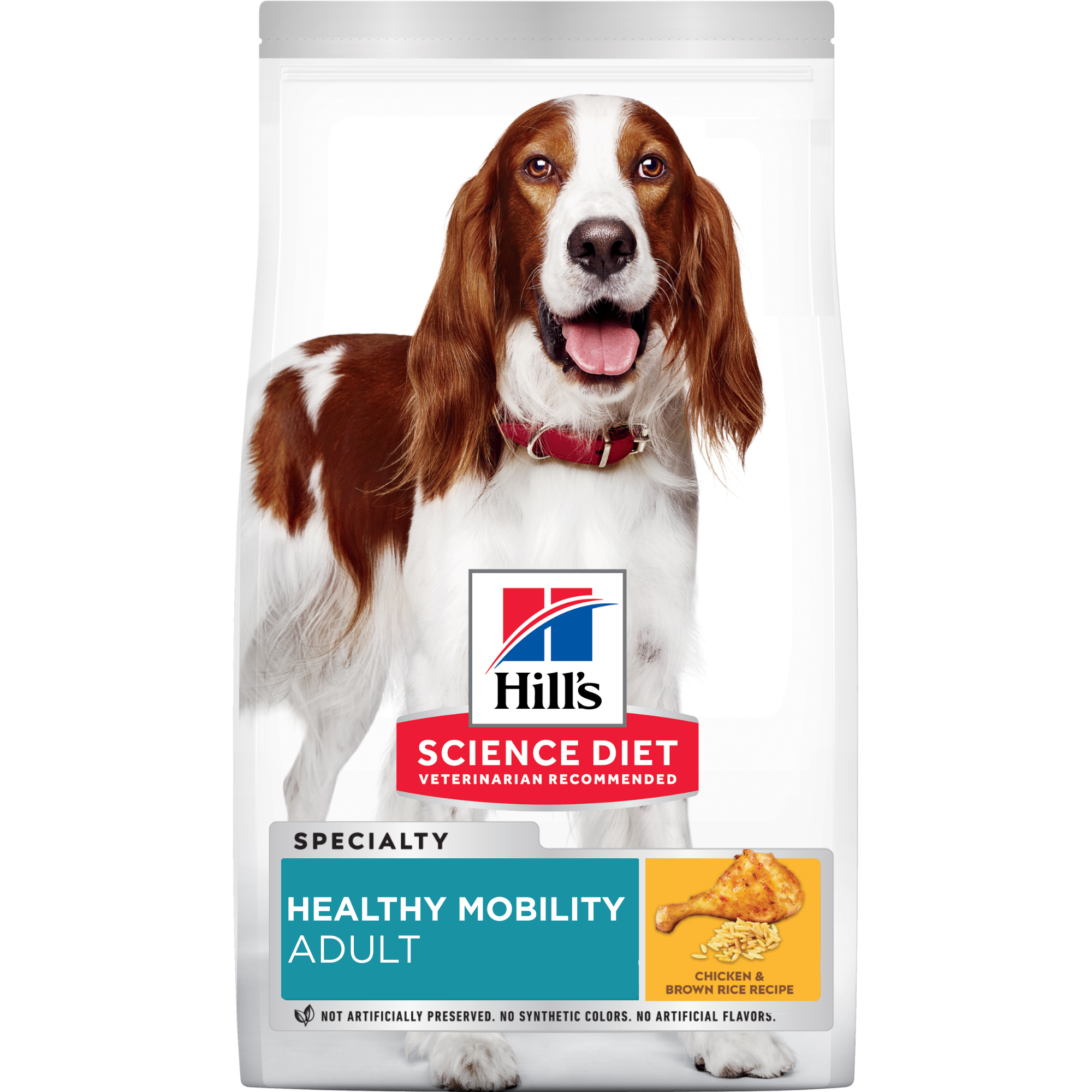 Adult Healthy Mobility Chicken & Brown Rice Recipe Dry Dog Food Packshot