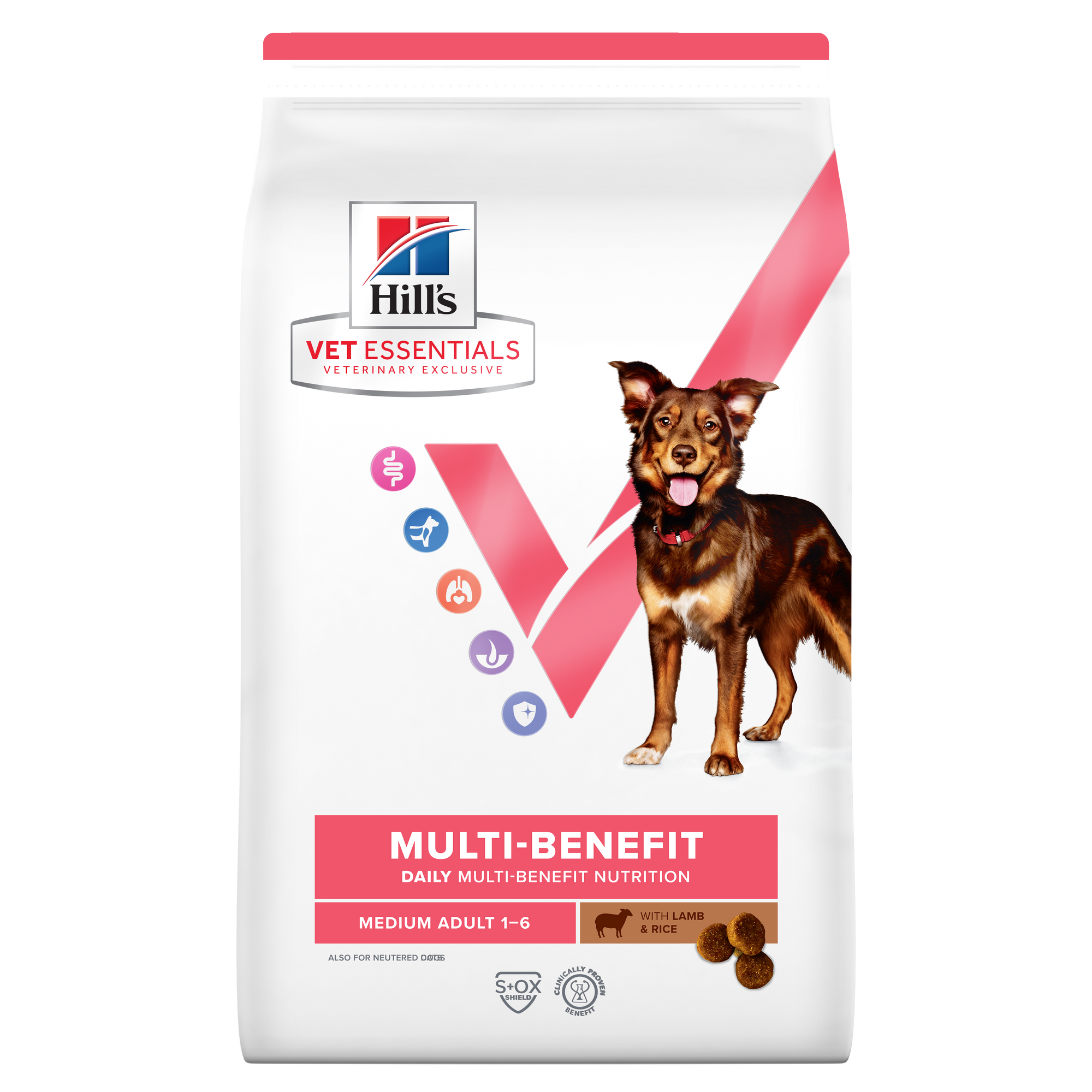 Multi-Benefit Adult Medium Dry Dog Food Packshot