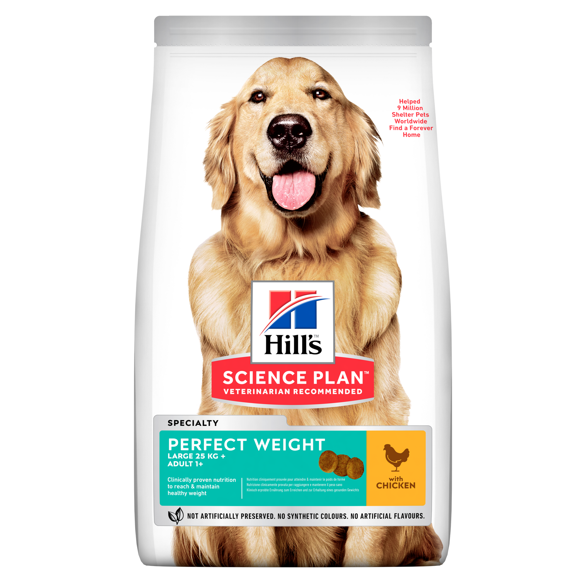 Perfect Weight Large Breed Adult hundefoder med kylling Packshot