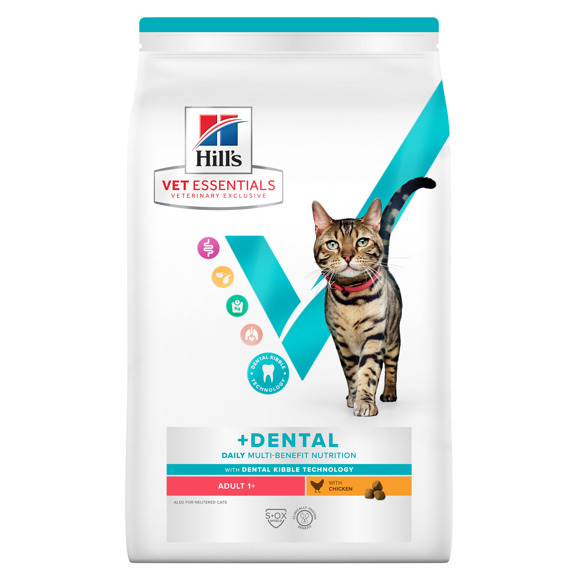 Multi-Benefit + Dental Adult 1+ Dry Cat Food Packshot
