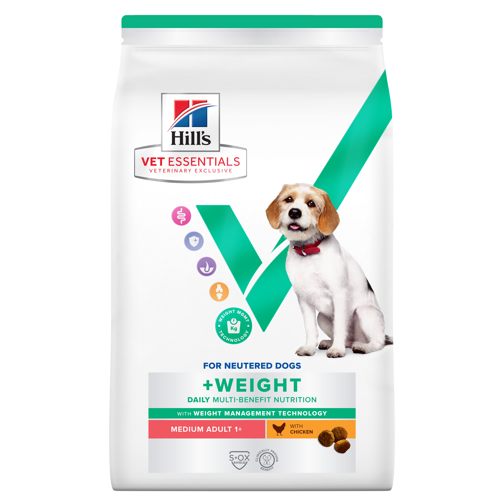 Multi-Benefit + Weight Adult 1+ Medium Dry Dog Food Packshot