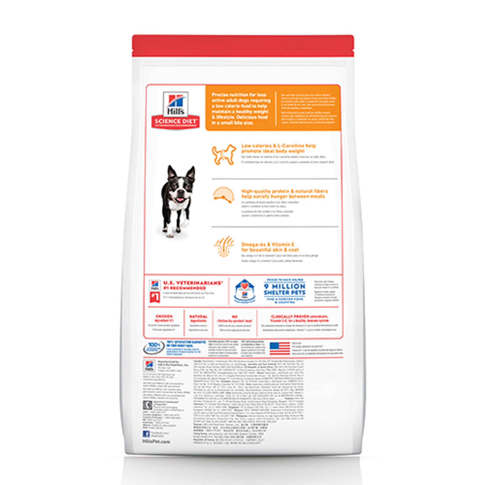 Light com baixas calorias Pedaços Pequenos para Cães Adultos Packshot
