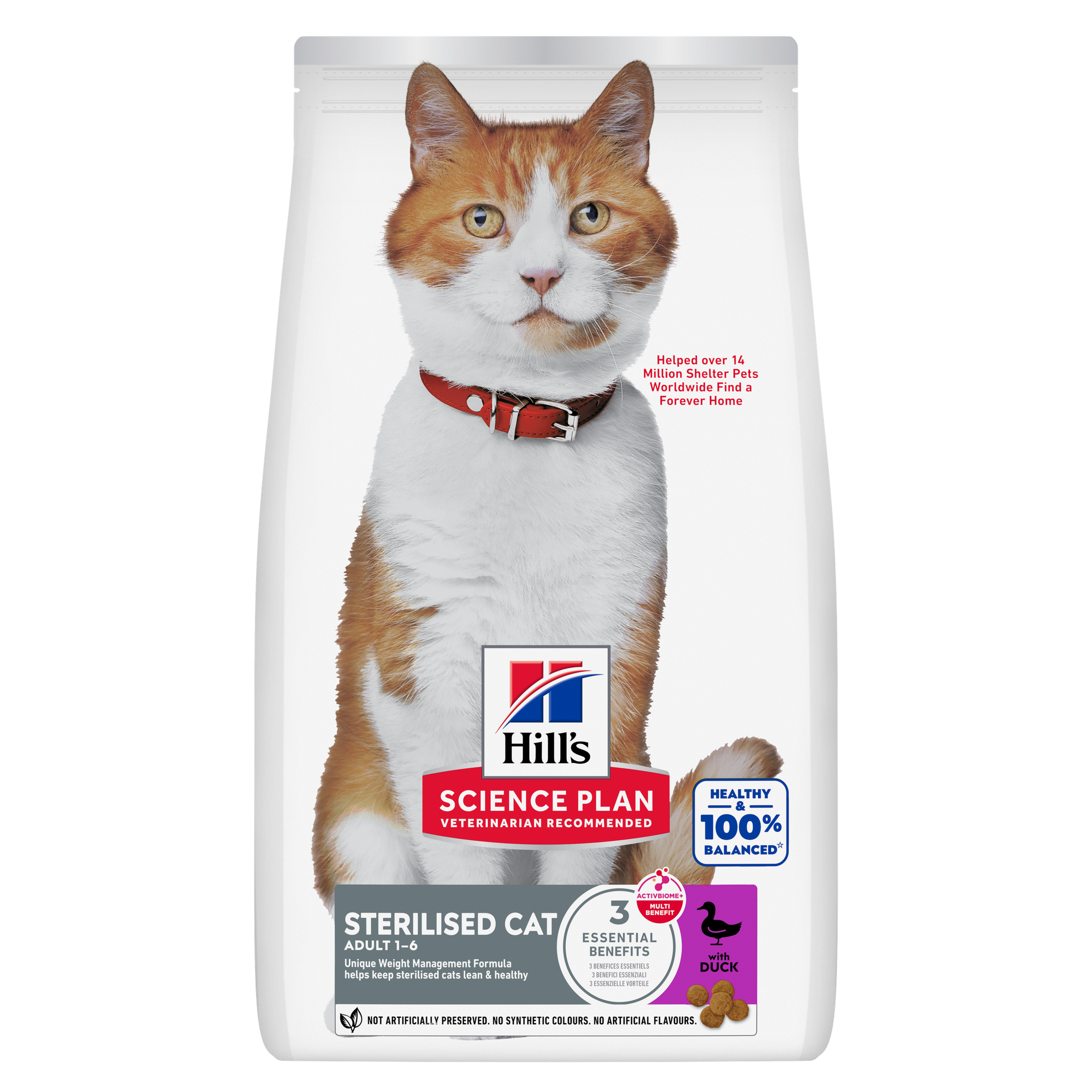 Sterilised Adult Cat Food Packshot