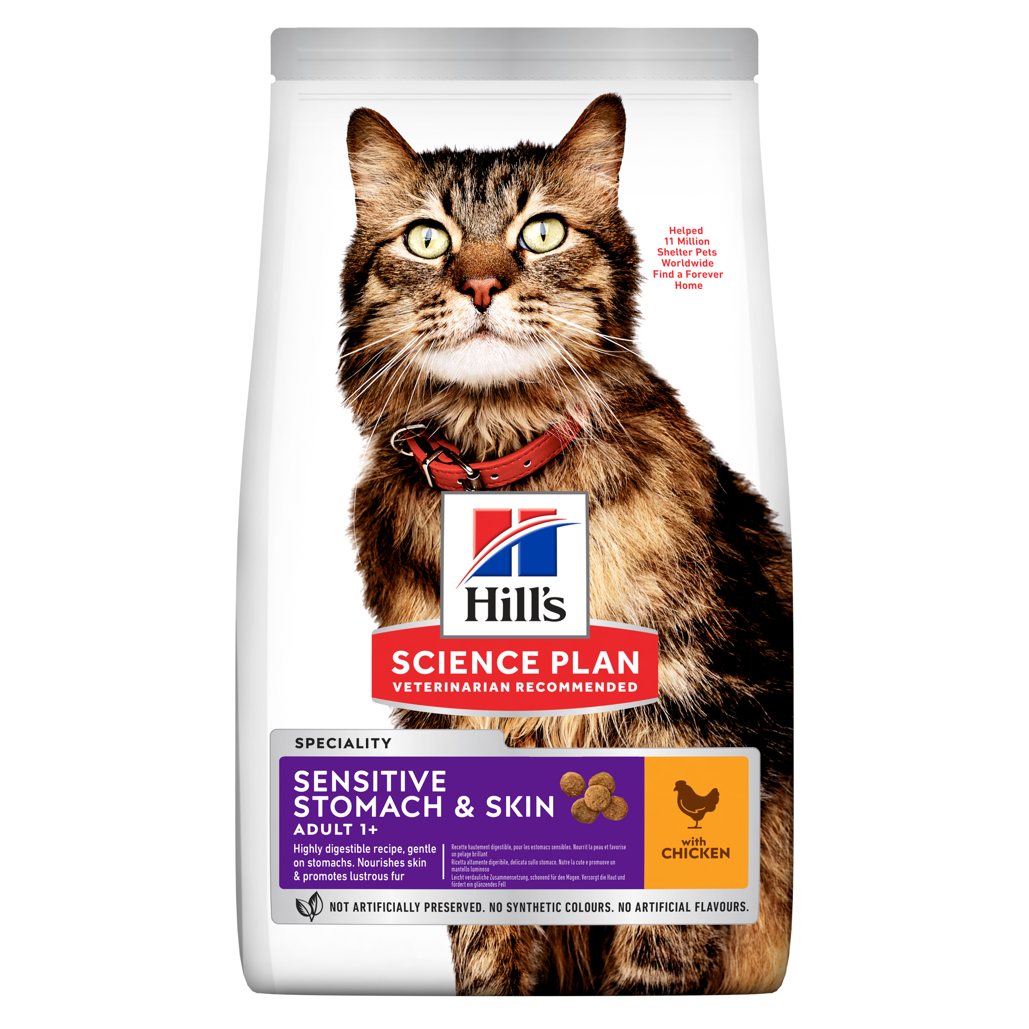 Sensitive Stomach & Skin Adult alimento per gatti Packshot