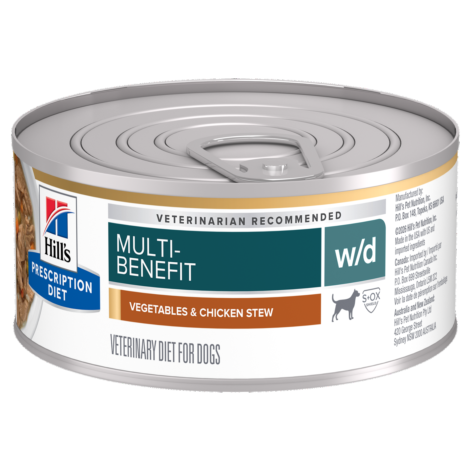 w/d Multi-Benefit Vegetable & Chicken Stew Dog Food Packshot