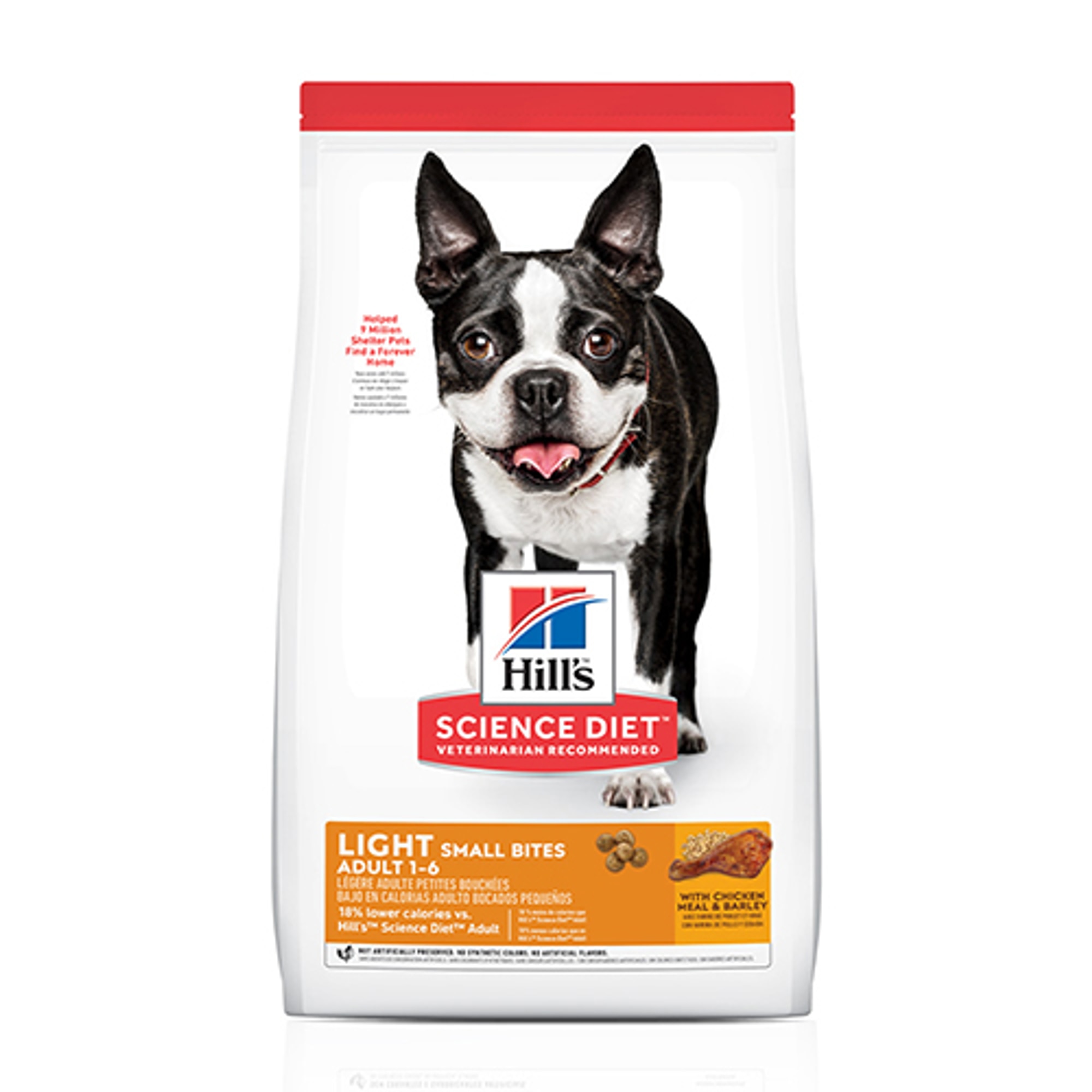 Light com baixas calorias Pedaços Pequenos para Cães Adultos Packshot