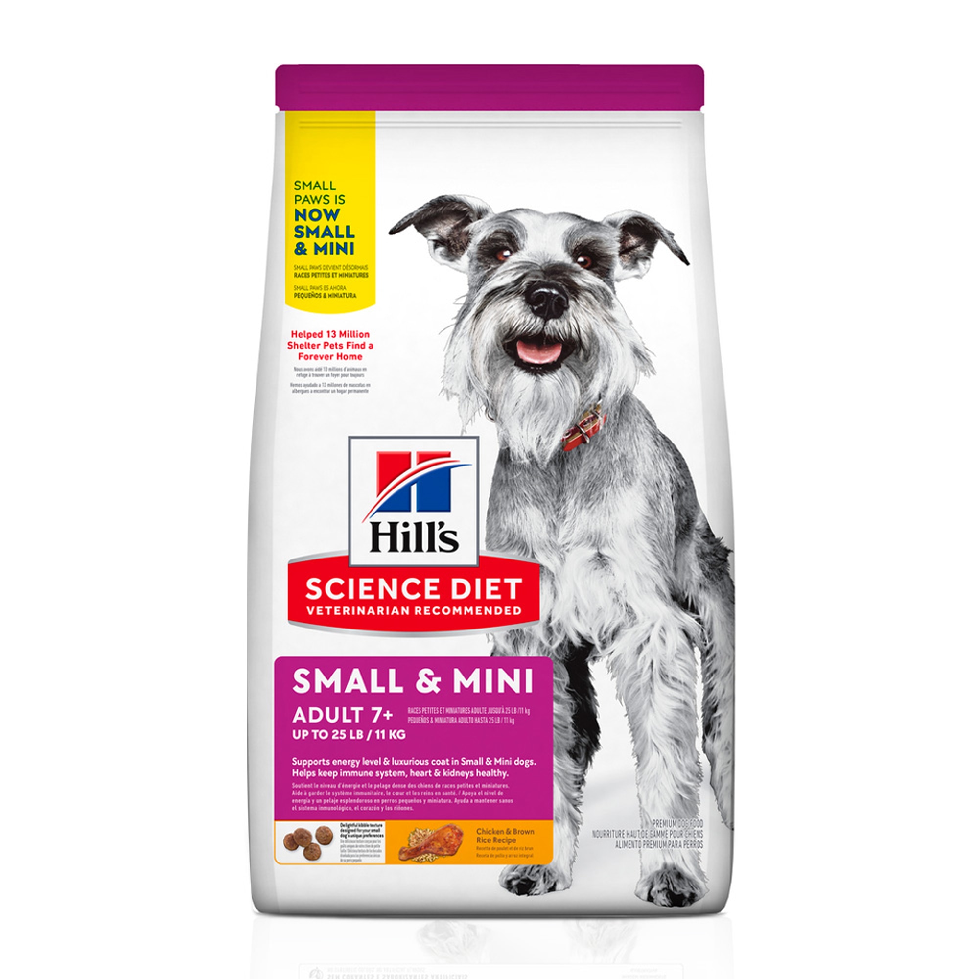 Adulto 7+ Pequenos e Mini para Cães Idosos Packshot