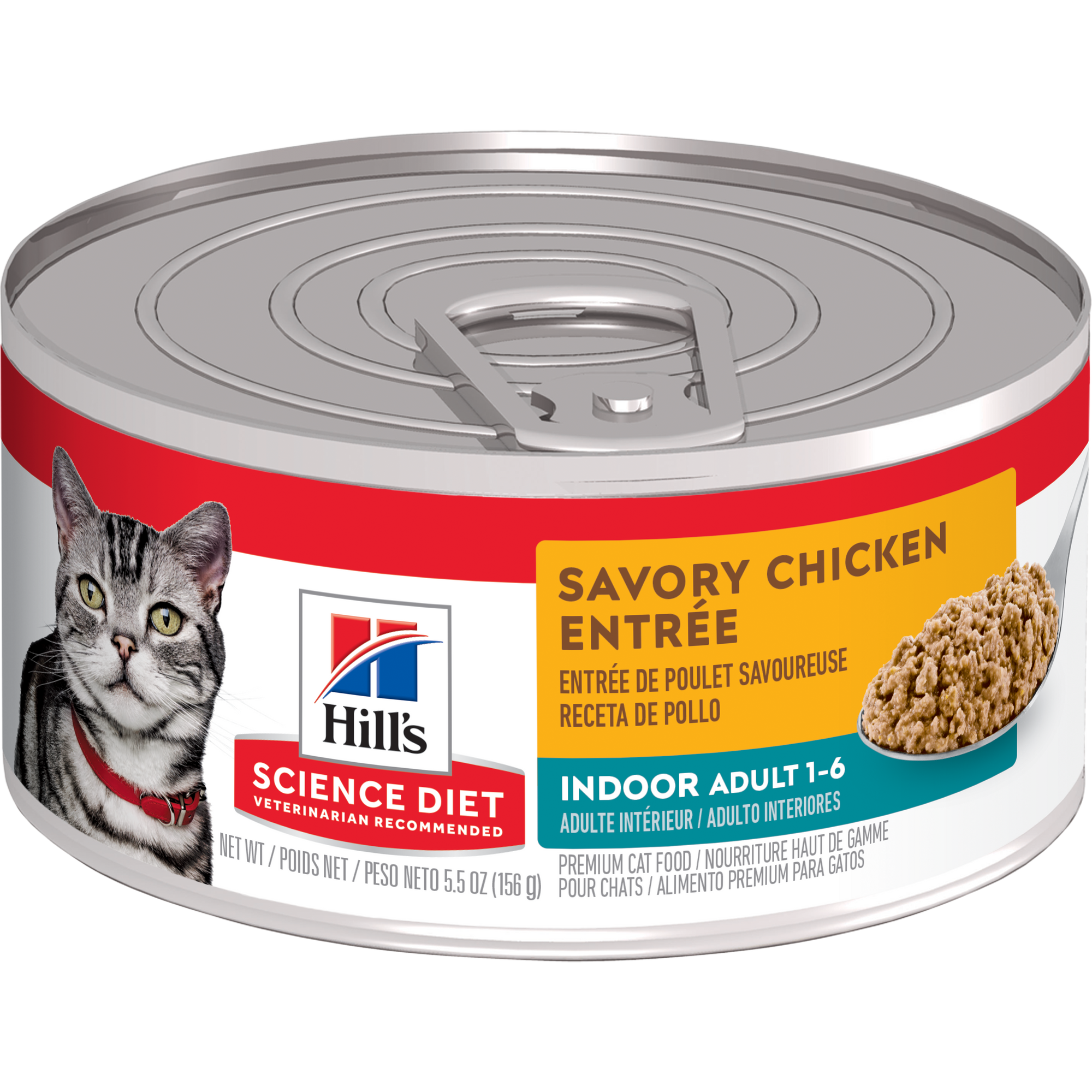 Hill's Science Diet Adult Indoor Savory Chicken Entrée Cat Food Packshot