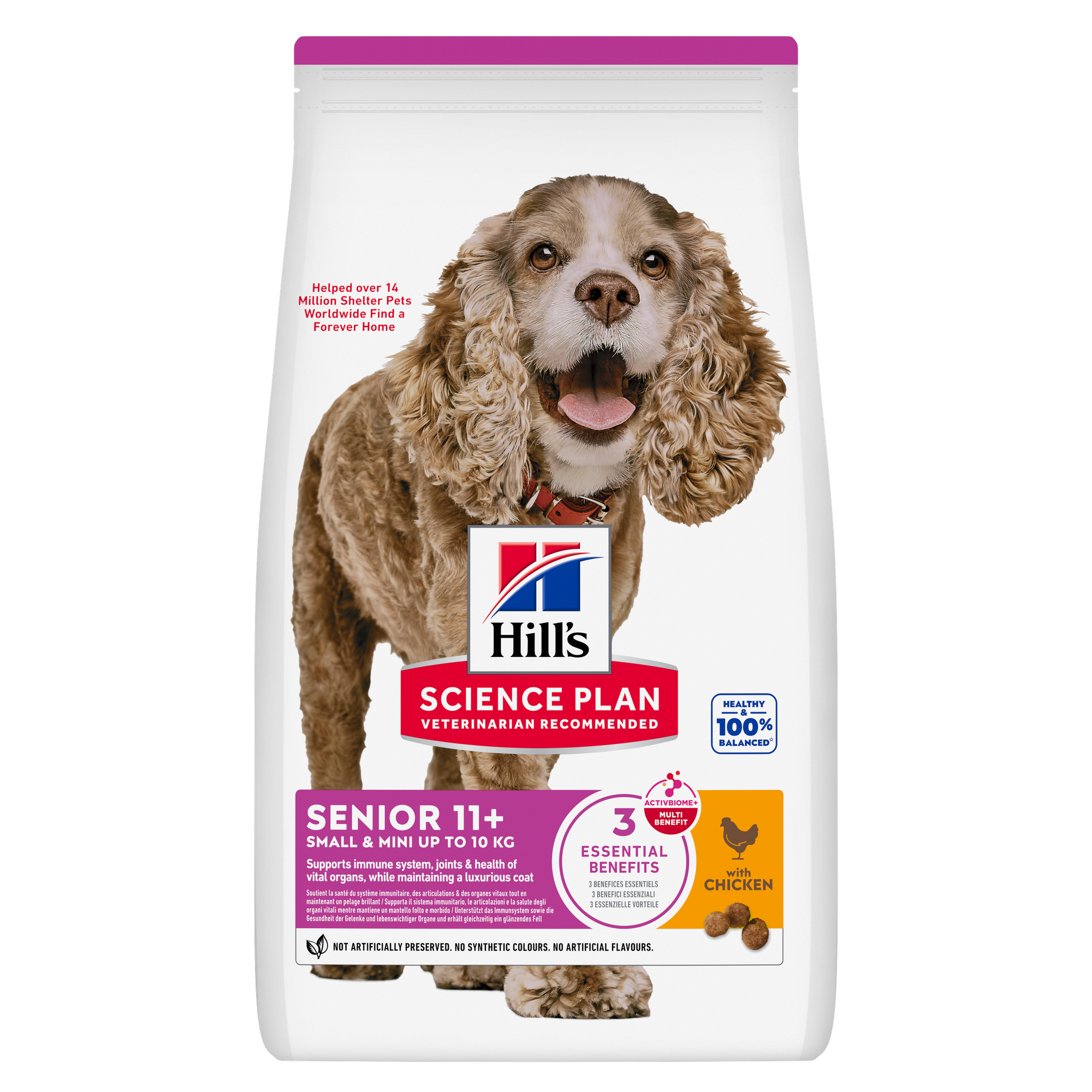 Small & Mini Senior Dog Food Packshot