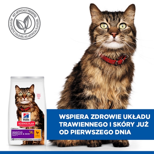 Karma dla kotów Sensitive Stomach & Skin Cat Key Claims