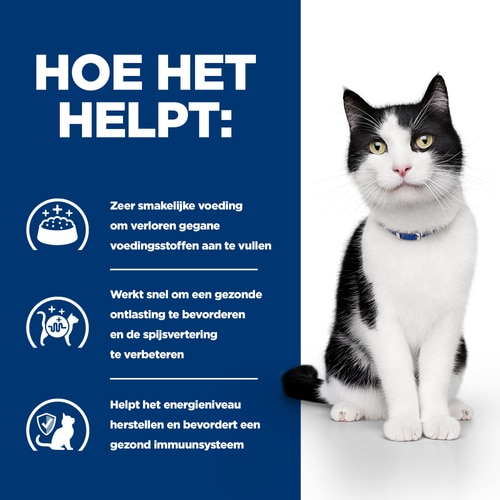 i/d Maaltijdzakje voor Katten met Kip Hoe het helpt