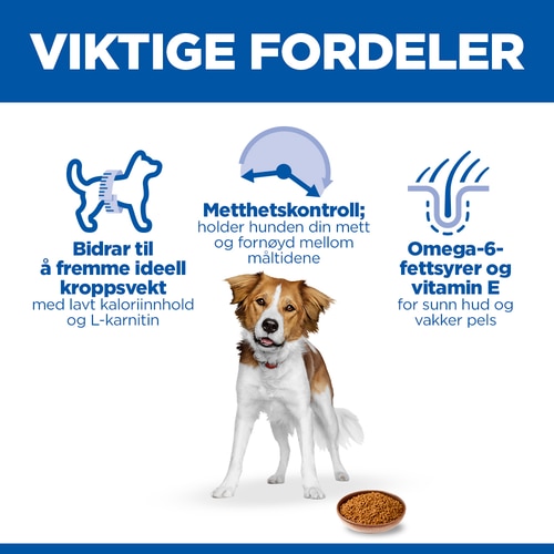 ADULT LIGHT Hundefôr Hovedfordeler