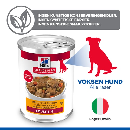 Adult hundefôr Stew Viktige fordeler