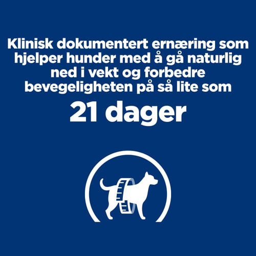 Metabolic + Mobility våtfôr til hund Viktige fordeler