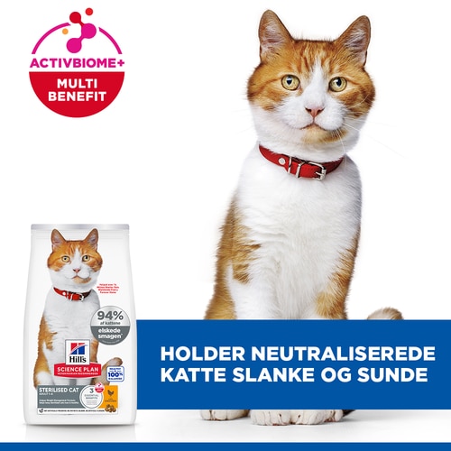 Sterilised Adult Kattefoder Vigtigste funktioner