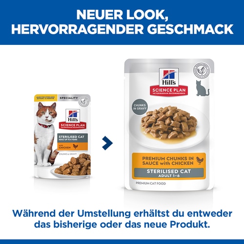 Sterilised Adult Katzenfutter Hauptvorteile