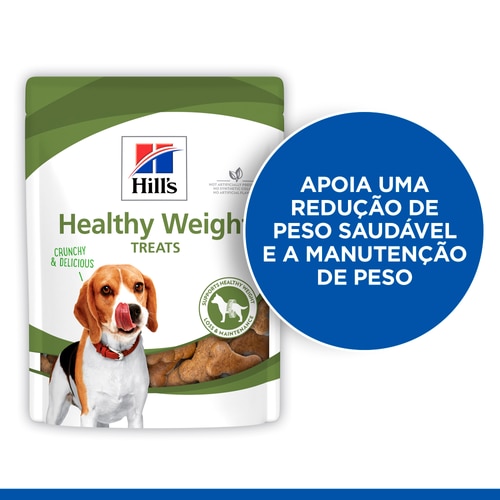 Healthy Weight biscoitos para cão Alegação chave