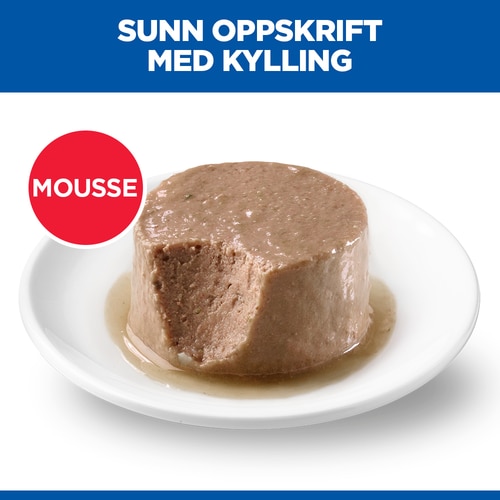 Puppy & Mother tender mousse hundefôr Bilde av fôret