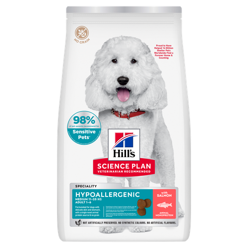 Hypoallergenic Medium Adult Dog Food Packshot