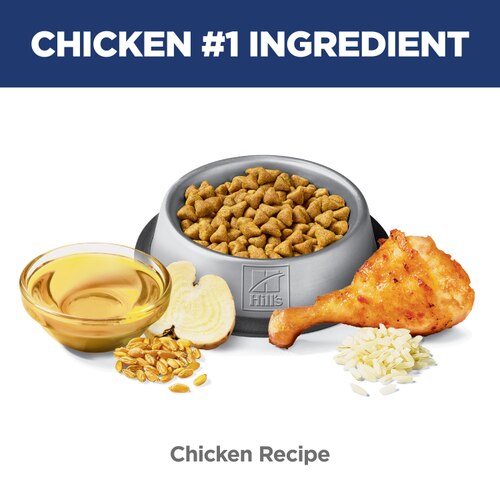Adult Hairball Control Chicken Recipe Cat Food Food Shot Scale