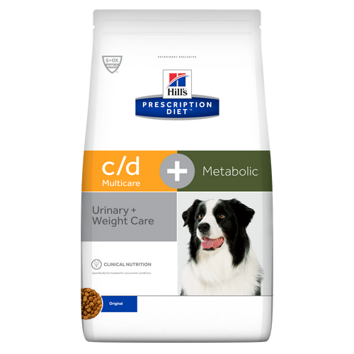 c/d Multicare + Metabolic Dry Dog Food Original Bag Packshot