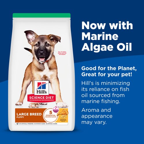 Hill's Puppy comida para perro cachorro razas grandes 12.5Kg Marketing Claim