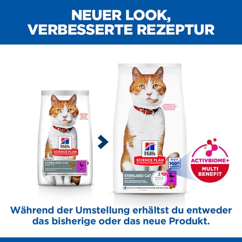 Sterilised Adult Katzenfutter Hauptvorteile