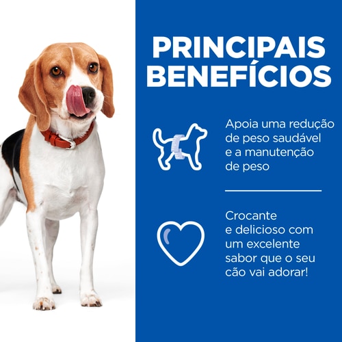 Healthy Weight biscoitos para cão Benefícios principais