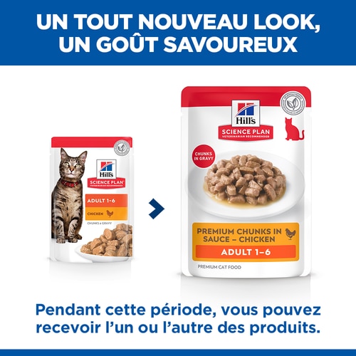 Adult - Sachet Repas pour Chat Adulte Avantages clés