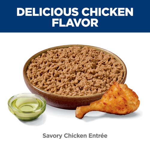 Hill's Science Diet Adult Indoor Savory Chicken Entrée Cat Food Food Shot