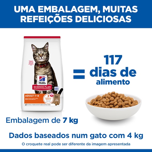 alimento para gato adulto Alegação de Marketing