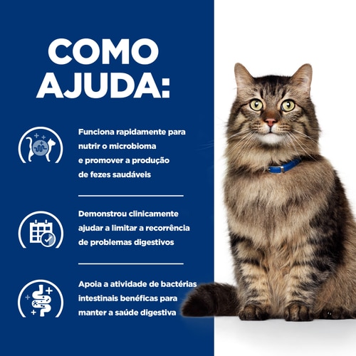 Gastrointestinal Biome alimento para gato Como ajuda