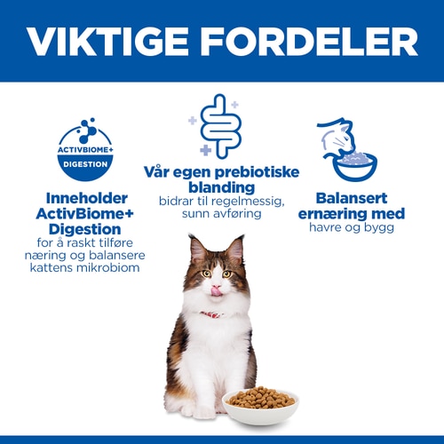 Perfect Digestion Adult Kattefôr Hovedfordeler