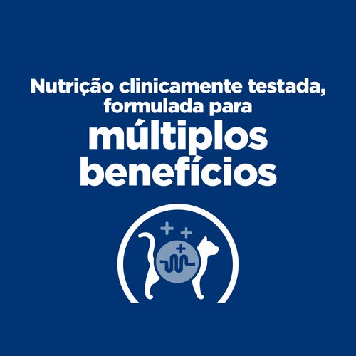 w/d Multi-Benefit alimento para gato Alegação chave