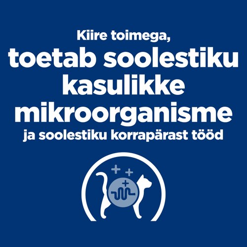 Gastrointestinal Biome hautis kassidele Peamised väited