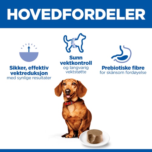 Perfect Weight Small & Mini Adult hundefôr Hovedfordeler