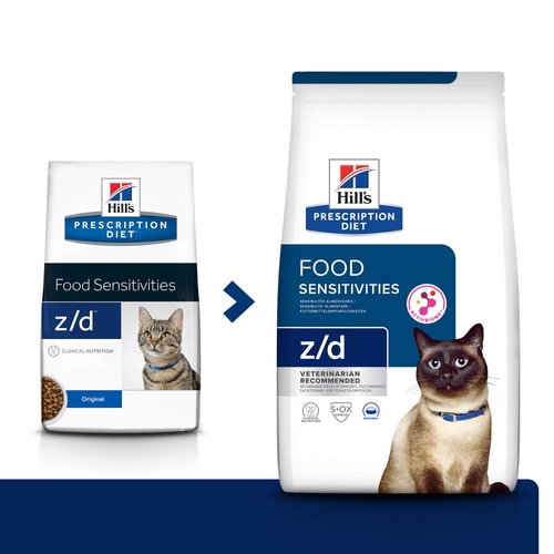 Сухий корм для котів z/d Food Sensitivities Як це допомагає?