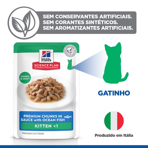 alimento para gatinho Alegação chave