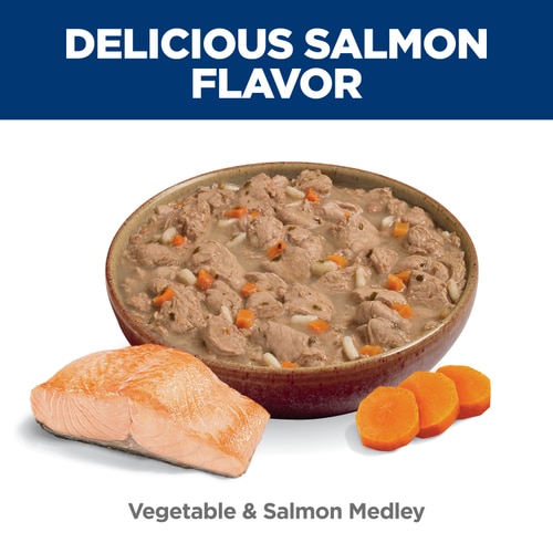 Perfect Weight Salmon & Vegetable Canned Cat Food Food Shot