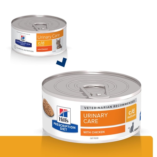 Hill's c/d Alimento húmedo para gato cuidado urinario 156 g How it Helps