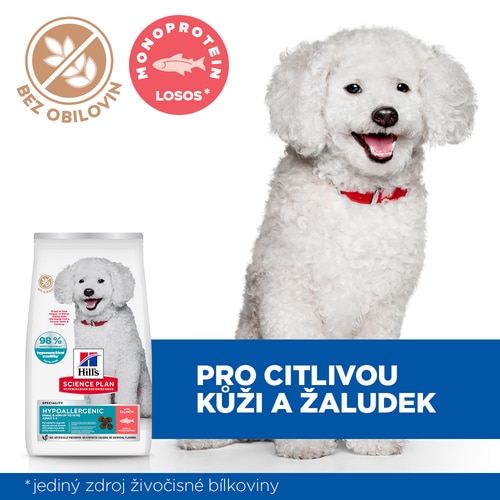 Hypoallergenic krmivo pro dospělé psy malých plemen Key Claims